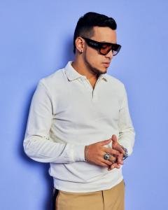 Yeison Jimenez at 2024 Billboard Latin Music Week Photo Booth at the Fillmore Miami Beach on October 15, 2024 in Miami Beach, Florida.