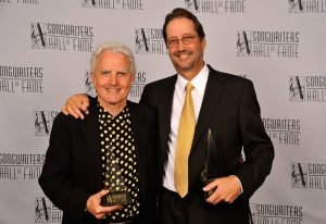 Billy Steinberg and Tom Kelly attend the Songwriters Hall of Fame 42nd Annual Induction and Awards at The New York Marriott Marquis Hotel - Shubert Alley on June 16, 2011 in New York City.