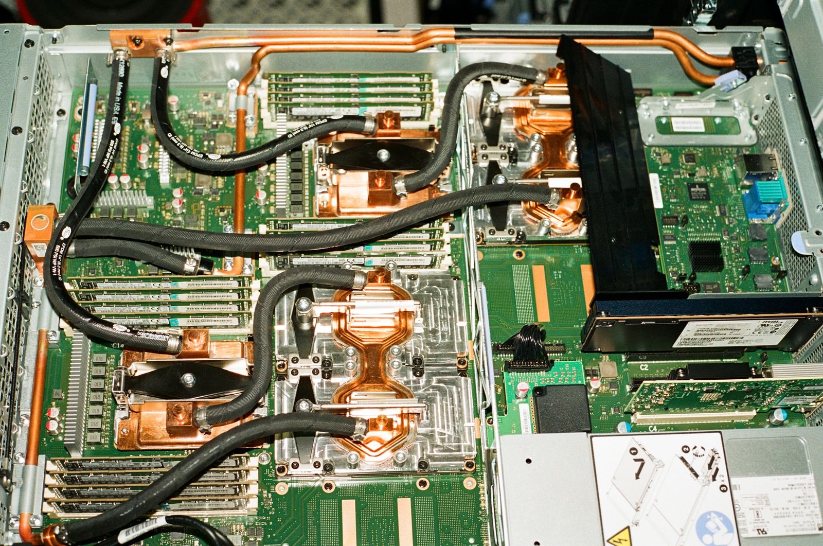 Vista desde arriba de un nodo batch.