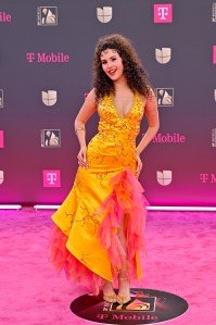 MIAMI, FLORIDA - FEBRUARY 19: Estevie attends Univision's 38th Premio Lo Nuestro at Kaseya Center on February 19, 2026 in Miami, Florida. (Photo by Ivan Apfel/Getty Images)