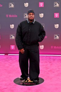 MIAMI, FLORIDA - FEBRUARY 19: Sech attends Univision's 38th Premio Lo Nuestro at Kaseya Center on February 19, 2026 in Miami, Florida. (Photo by Ivan Apfel/Getty Images)