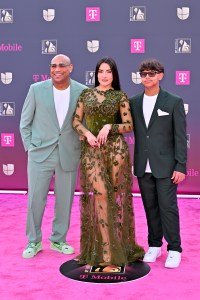 MIAMI, FLORIDA - FEBRUARY 19: Gente De Zona attends Univision's 38th Premio Lo Nuestro at Kaseya Center on February 19, 2026 in Miami, Florida. (Photo by Ivan Apfel/Getty Images)