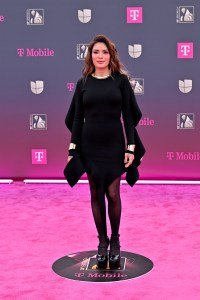 MIAMI, FLORIDA - FEBRUARY 19: Kany García attends Univision's 38th Premio Lo Nuestro at Kaseya Center on February 19, 2026 in Miami, Florida. (Photo by Ivan Apfel/Getty Images)