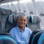 Arajet hace realidad sueño de viajar por primera vez a un dominicano de 95 años