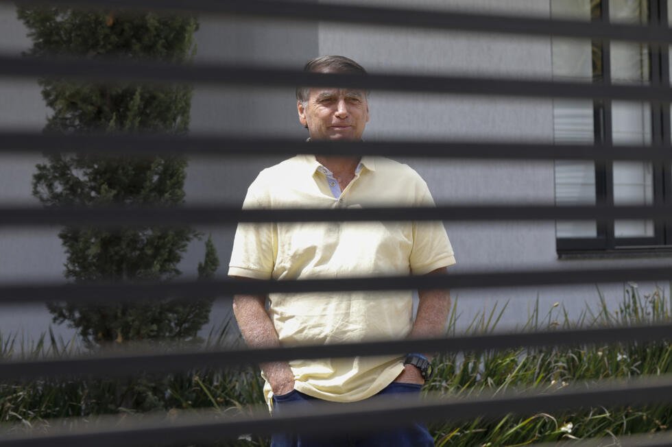 El expresidente brasileño Jair Bolsonaro, el 3 de septiembre de 2025 en su residencia en Brasilia