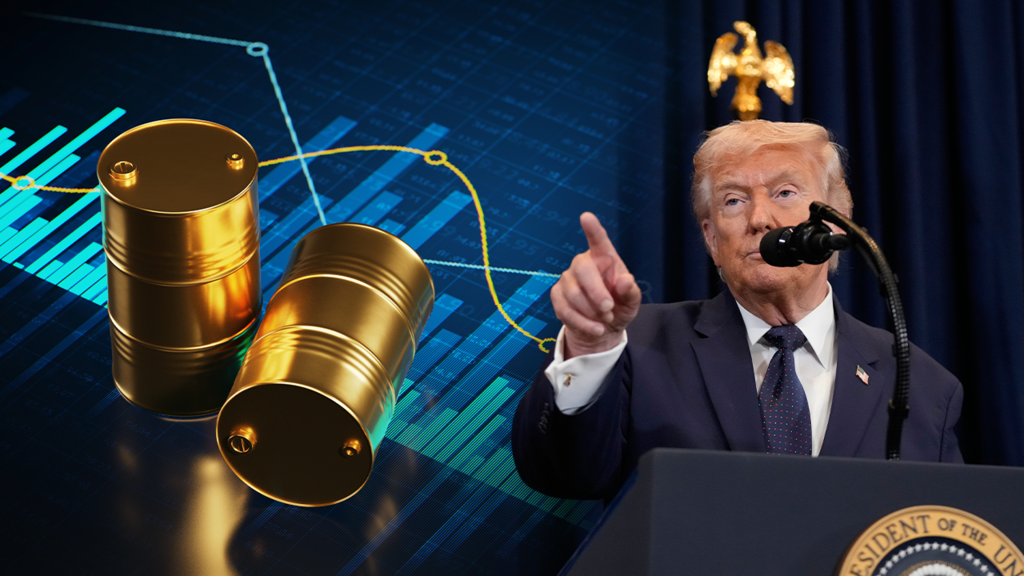 El presidente Donald Trump habla en una rueda de prensa el lunes 9 de marzo de 2026 en Trump National Doral Miami en Doral, Florida.