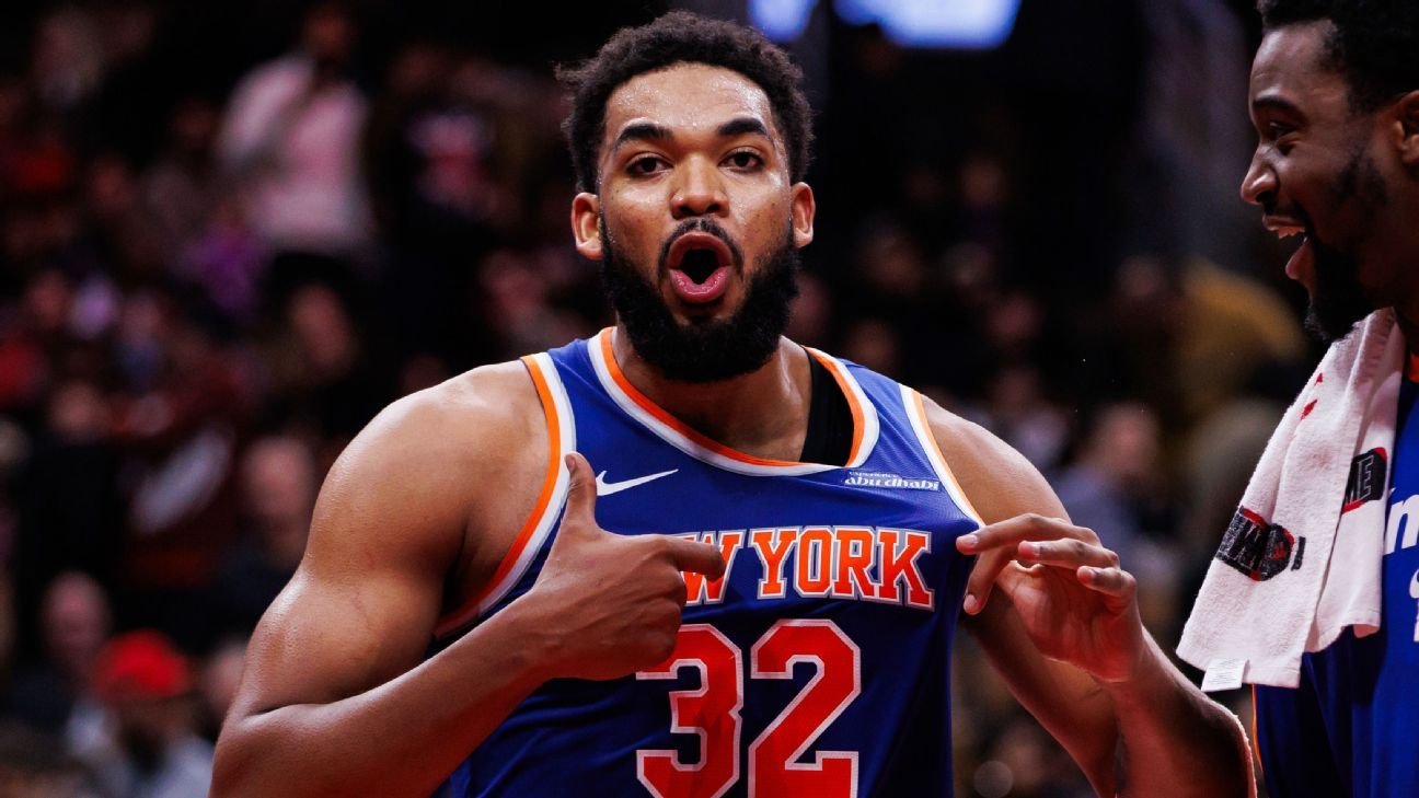 Karl-Anthony Towns realiza un doble-doble en victoria Knicks imagen