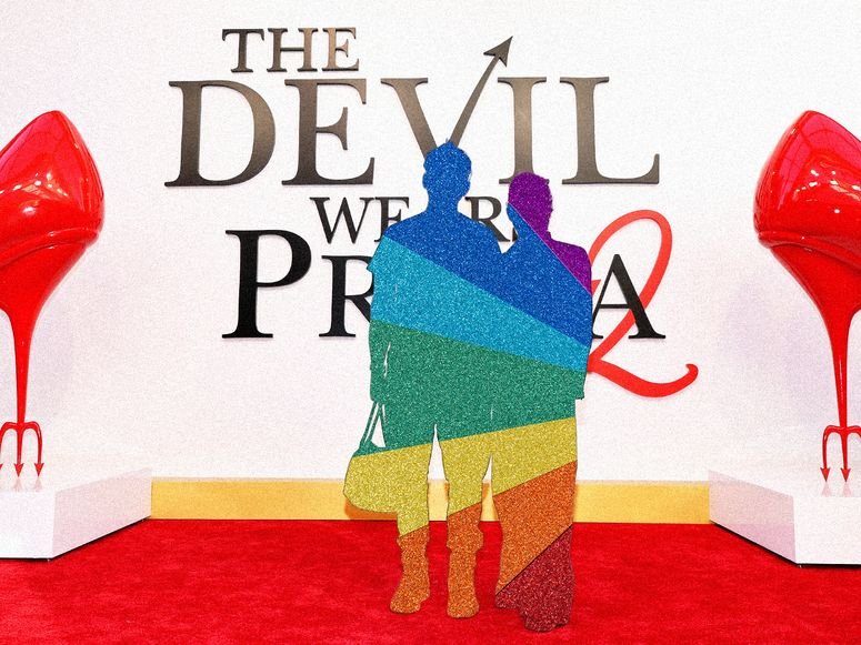 Logo de El diablo viste a la moda 2 en alfombra roja