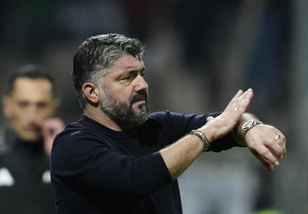 El seleccionador de Italia, Gennaro Gattuso, durante el partido en el Estadio Bilino Polje, Zenica, Bosnia y Herzegovina, el 31 de marzo de 2026