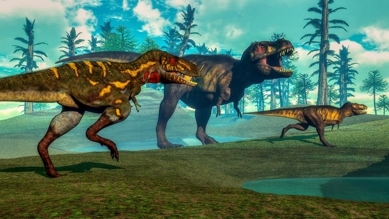 Ilustracion de dinosaurios