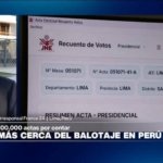 ¿Se despeja la incertidumbre en Perú?: el 17 de mayo se sabrá quiénes pasan a la segunda vuelta