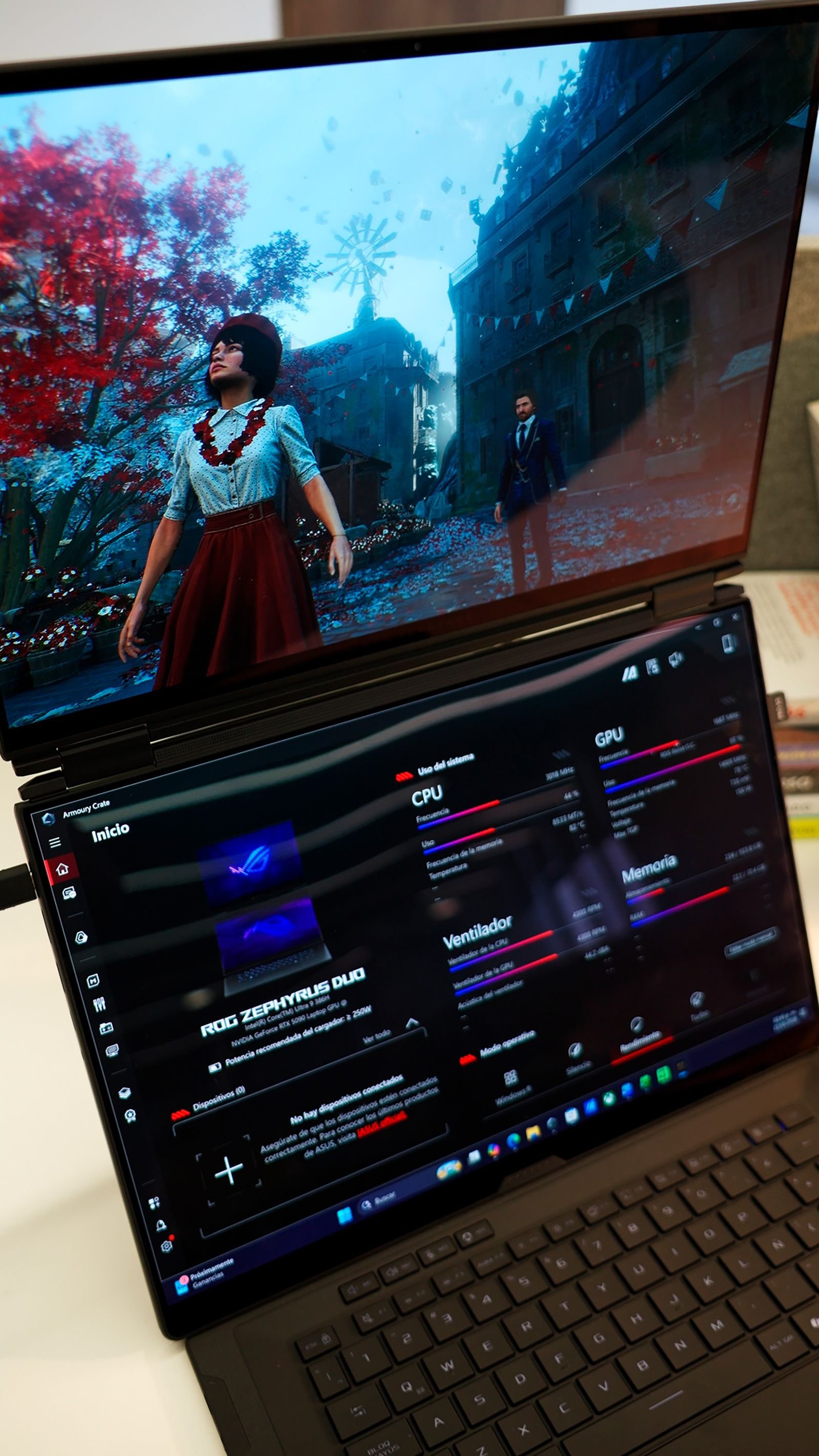 ASUS ROG Zephyrus DUO para Wired Reviews