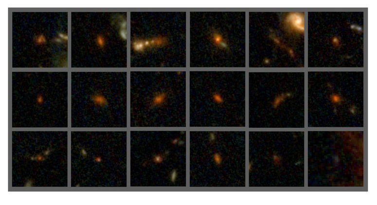 Composición de galaxias polvorientas productoras de estrellas. 