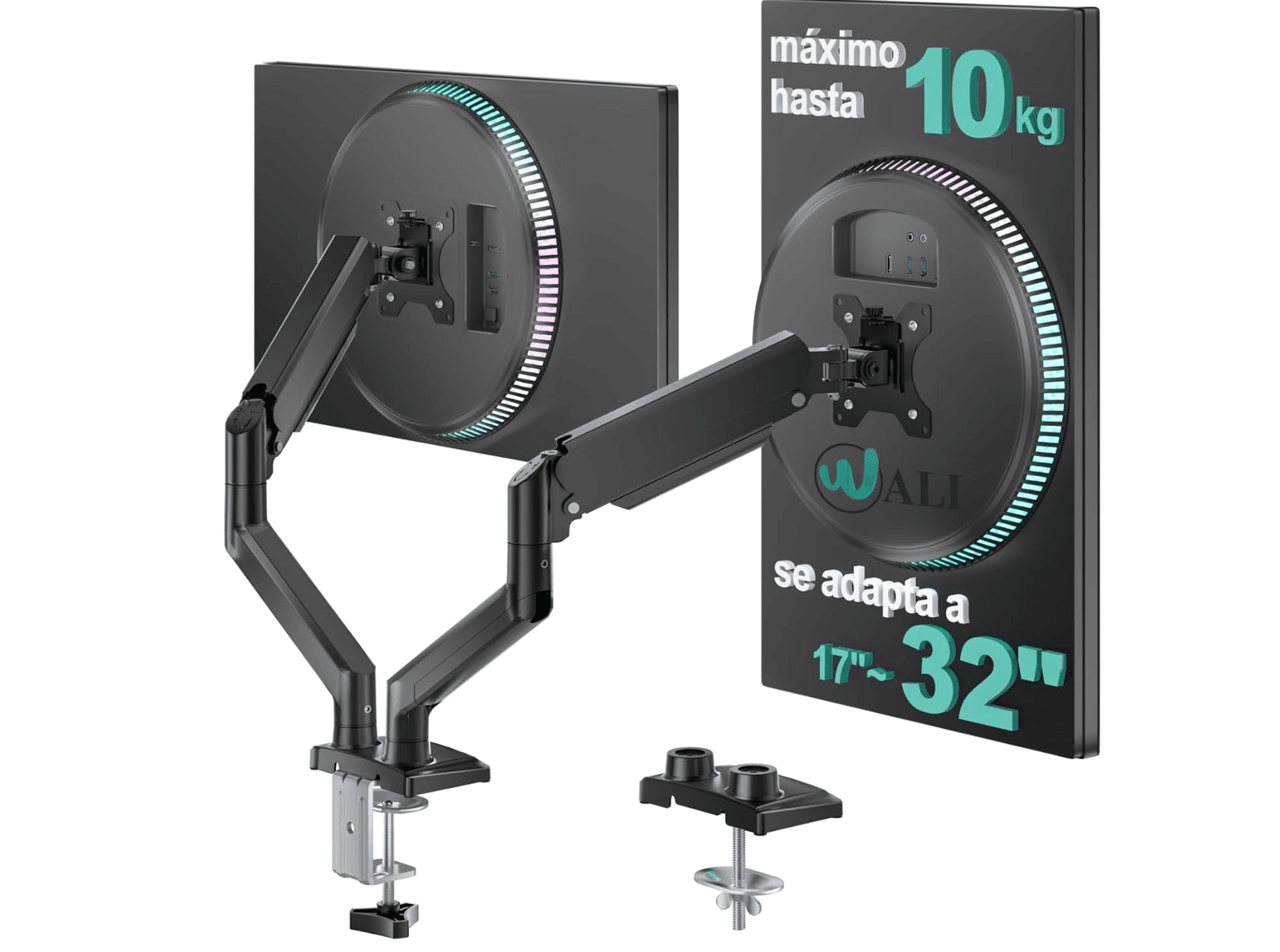 Soporte Doble Monitor WALI