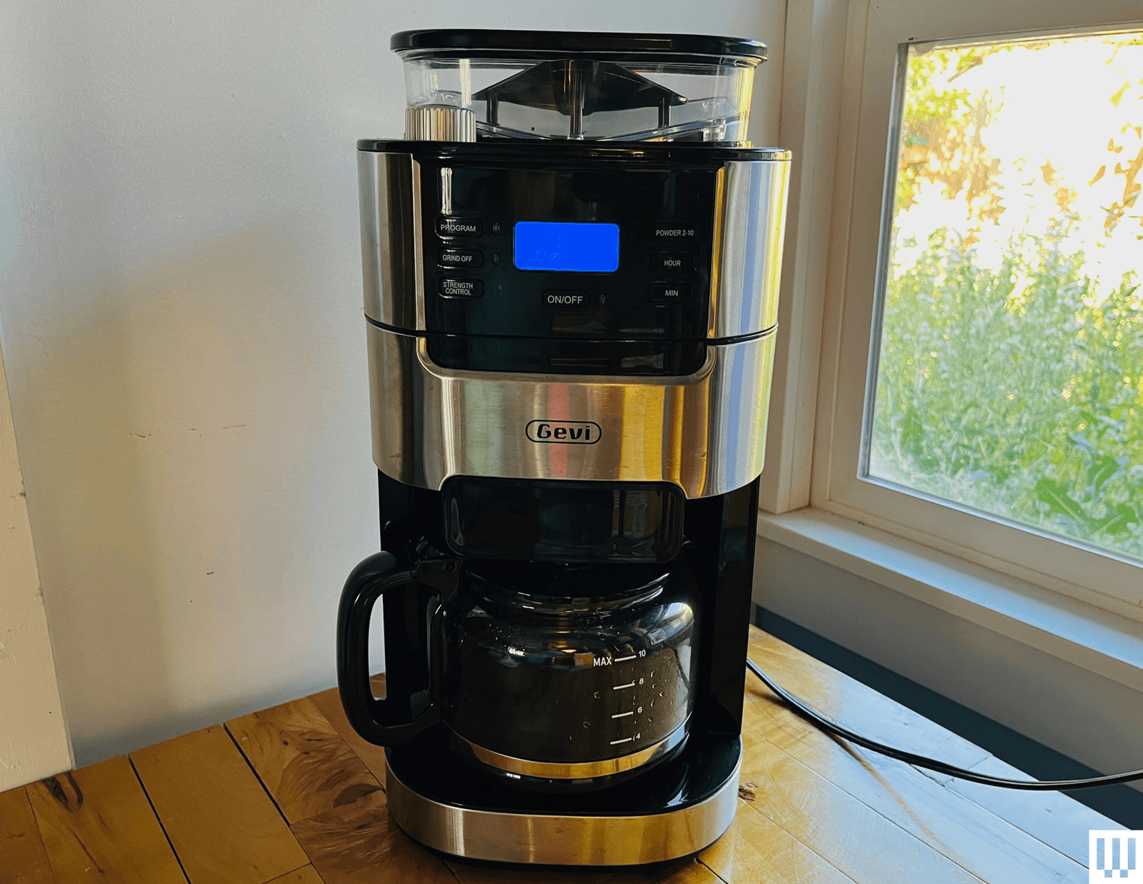 cafetera Gevi 10cup Grind and Brew