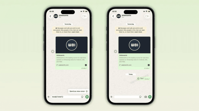 whatsapp mensajes de un solo uso