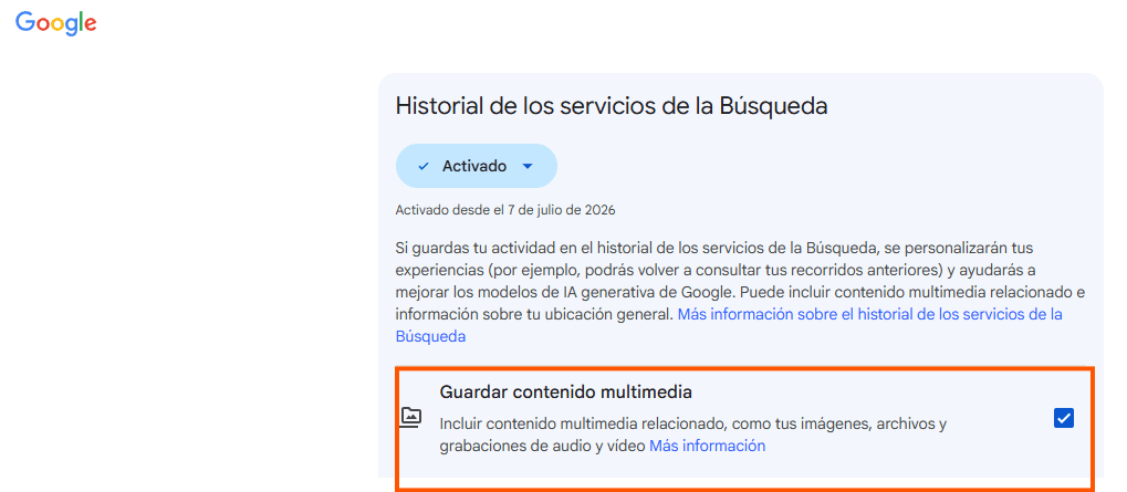 Google multimedia IA
