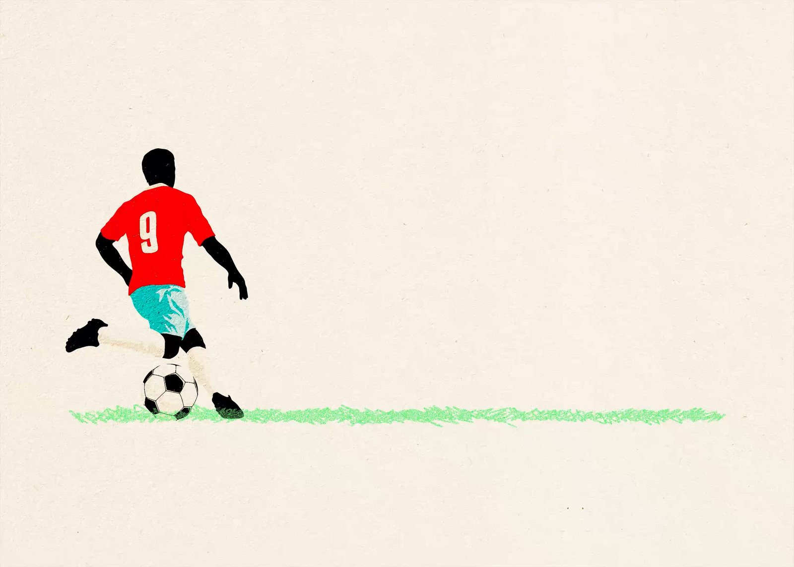 Animación de futbolista