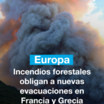 Mueren dos tripulantes tras el choque de dos helicópteros que combatían un incendio en Grecia