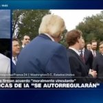 Informe desde Washington: Trump firma acuerdo "moralmente vinculante" con líderes de la IA