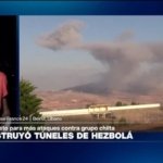 Israel destruye la red de túneles de Hezbolá en Líbano y provoca un sismo de magnitud 4,1