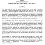 Junta Monetaria somete a consulta pública modificación de normas de adecuación patrimonial