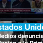 Medios denuncian violación a la Primera Enmienda tras veto de Trump